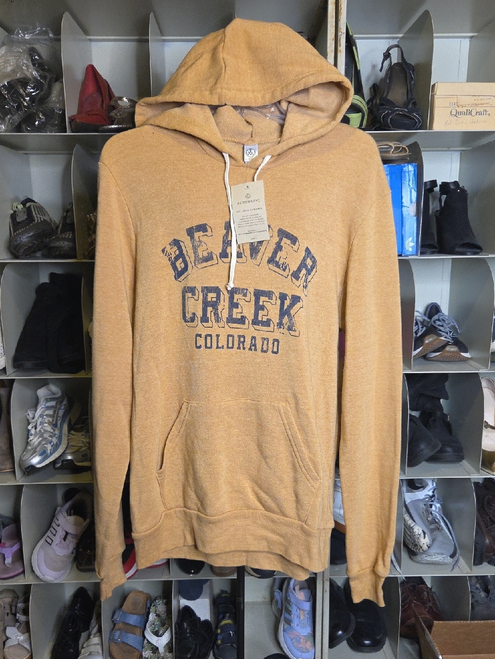 Alternative Men's Beavert Creek Colorado Hoodie - Tan